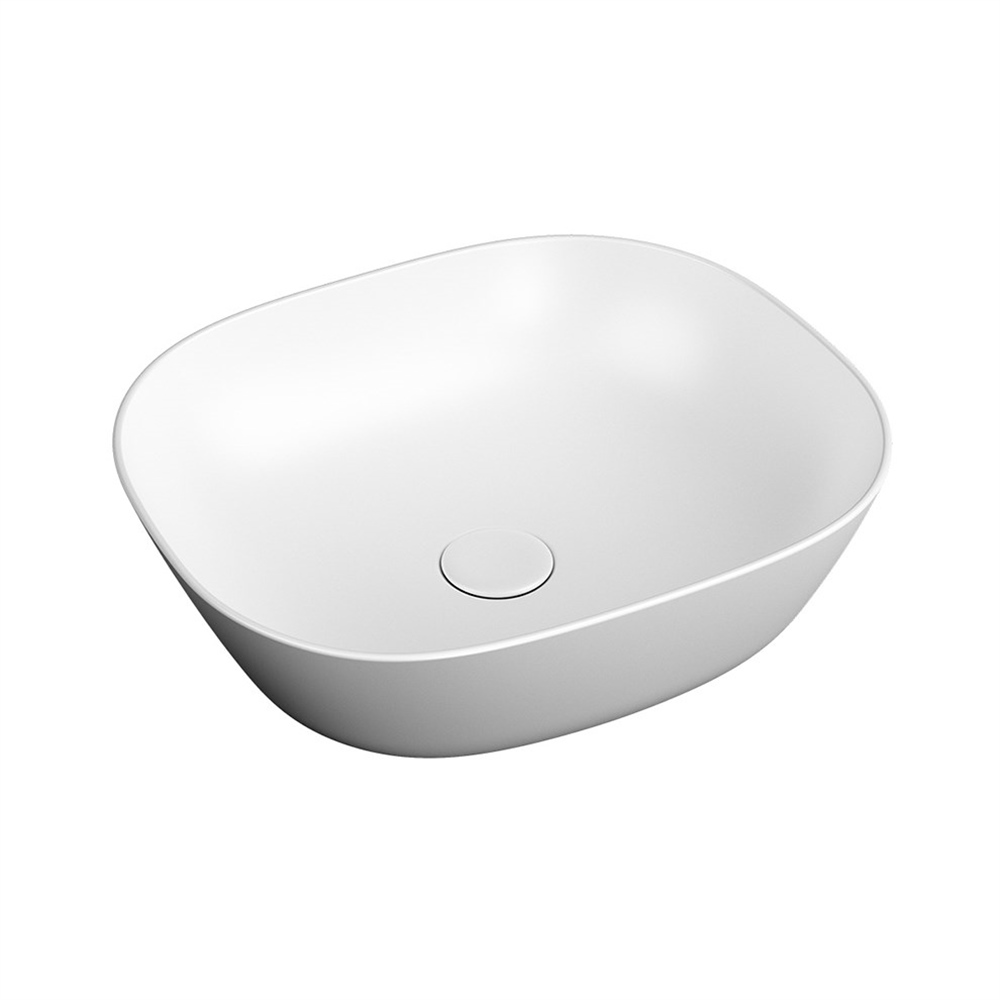 VitraPlural Mat Beyaz 45 cm Kare Çanak Lavabo