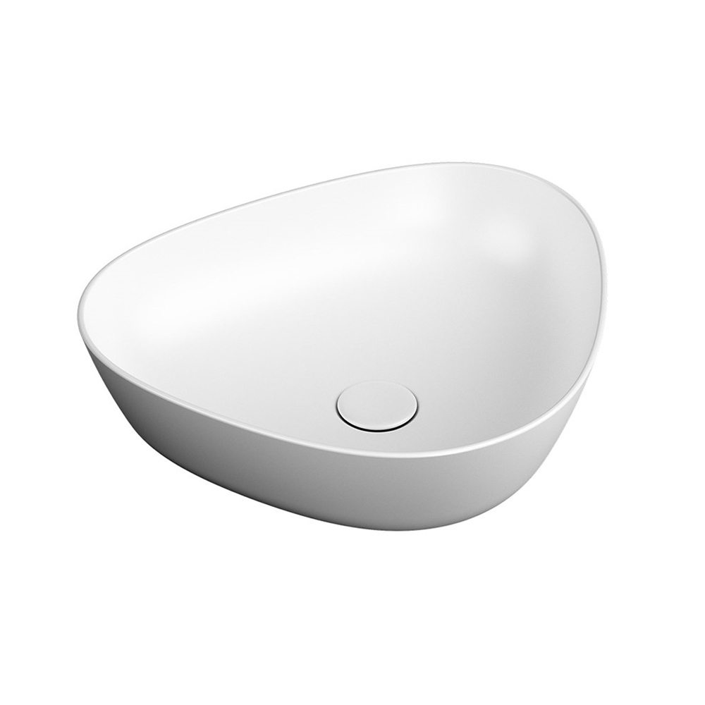 VitraPlural Mat Beyaz 47 cm Üçgen Çanak Lavabo