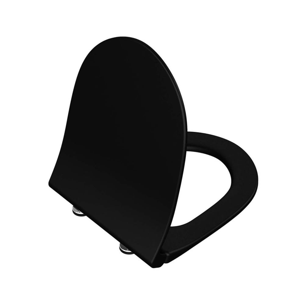 VitraSento Slim Mat Siyah Yavaş Kapanır Klozet Kapağı