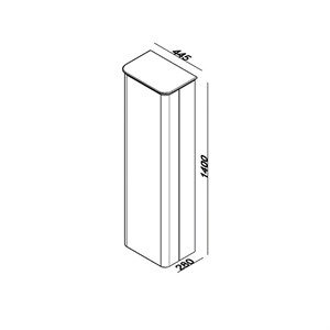 LineartSensio 85 cm Banyo Dolabı 810