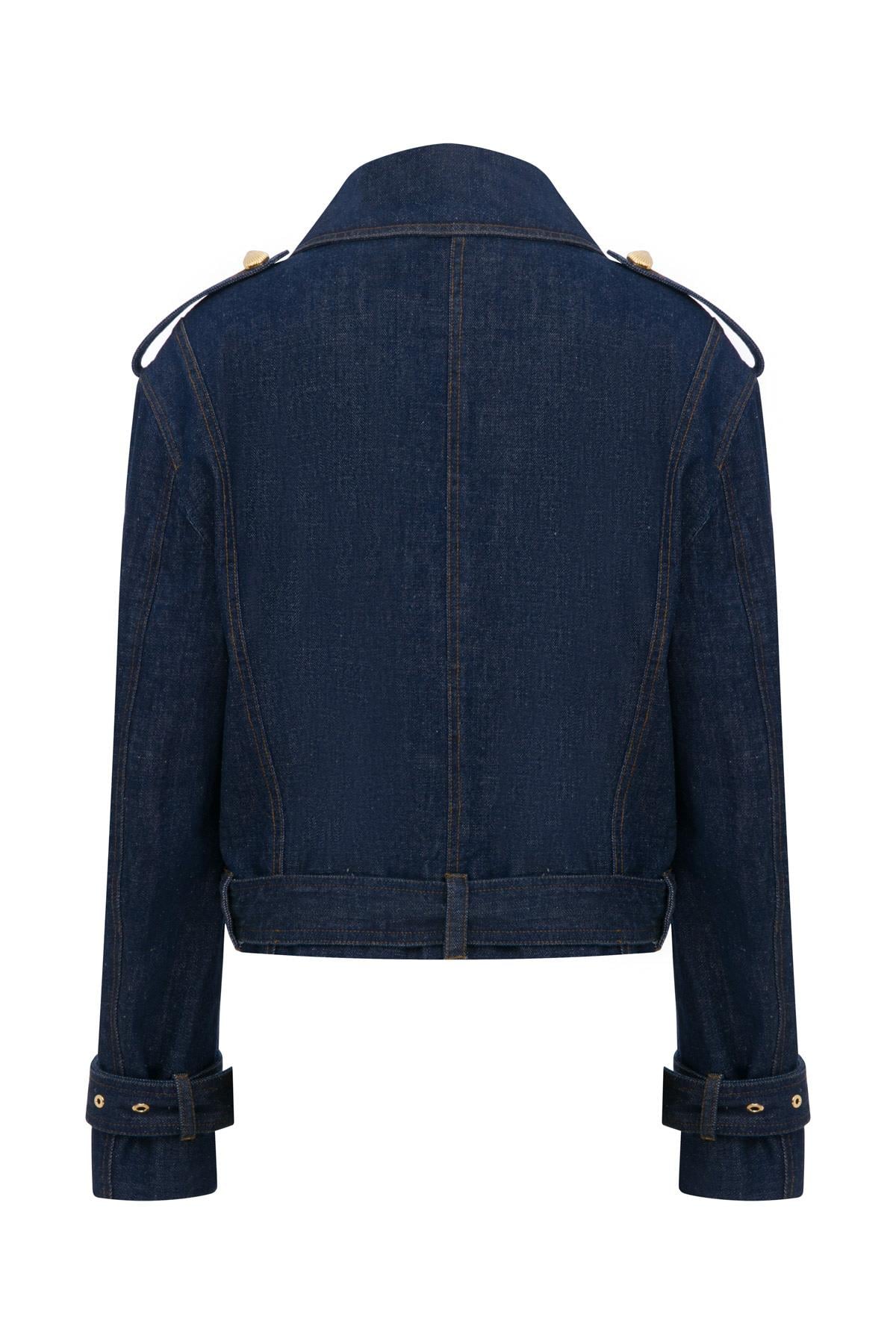 Larga Denim Oversize Uzun Ceket