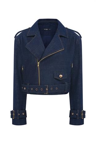 Larga Denim Oversıze Kısa Ceket
