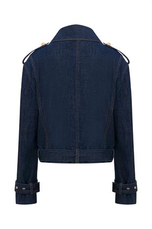 Larga Denim Oversize Uzun Ceket