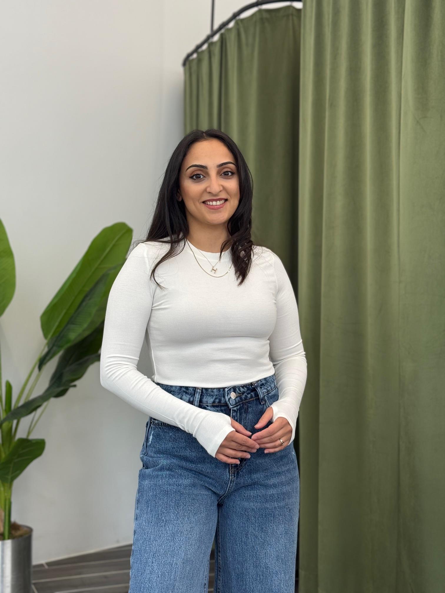 Karol Ekru Parmaktan Geçirmeli Modal Basic