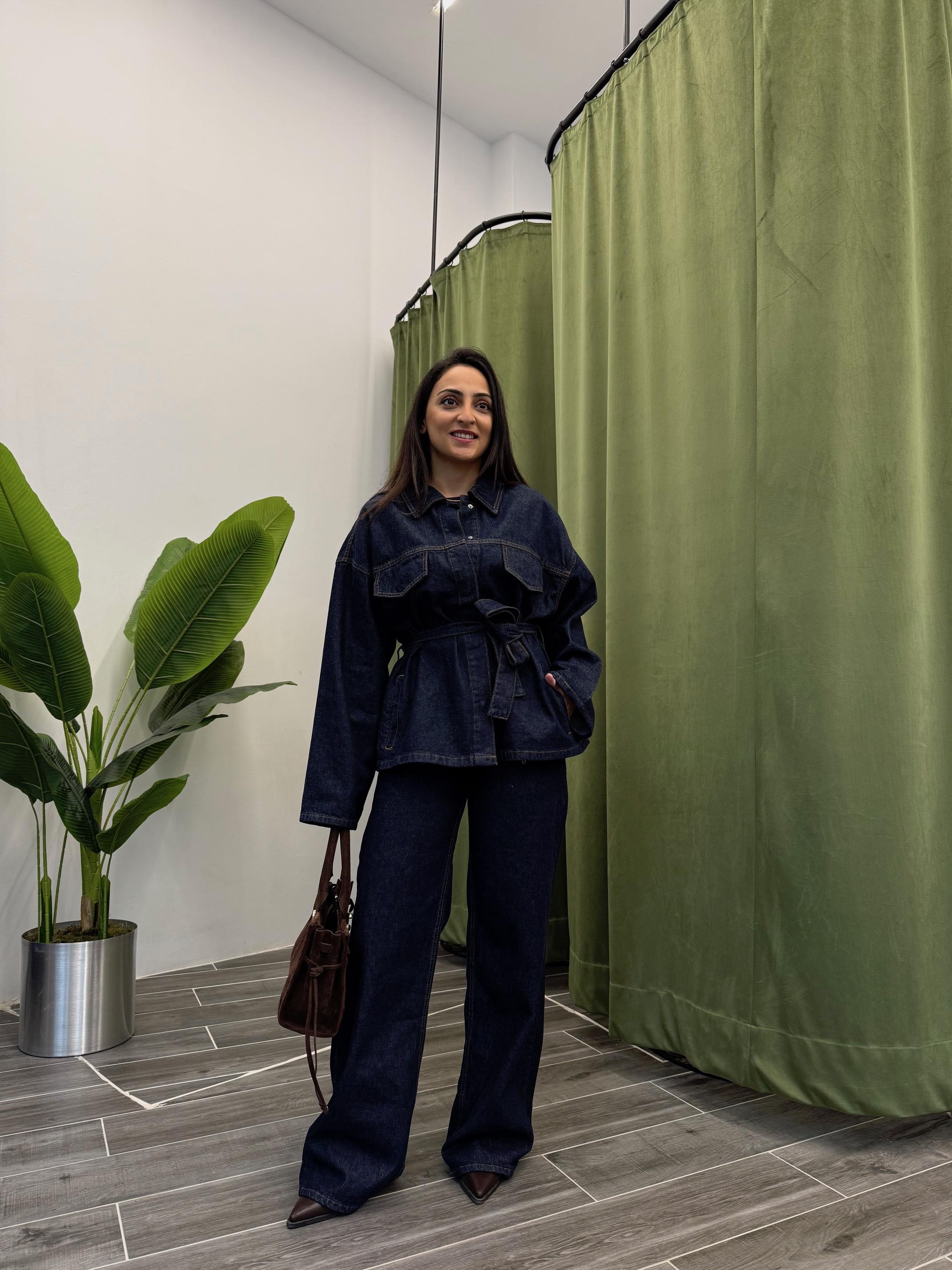Koyu Lacivert Premium Denim Takım