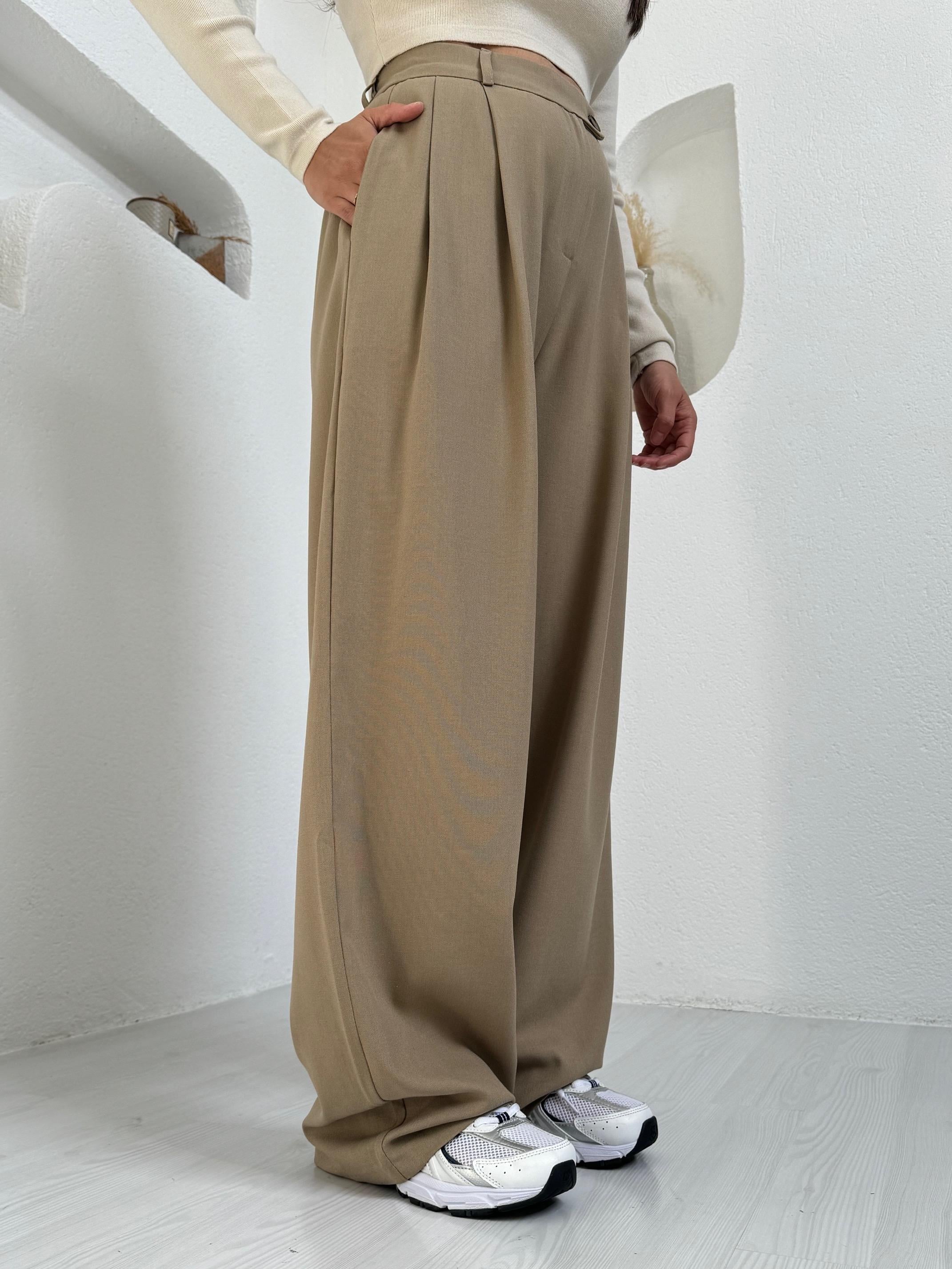 Mary Camel Arkası Lastikli Palazzo