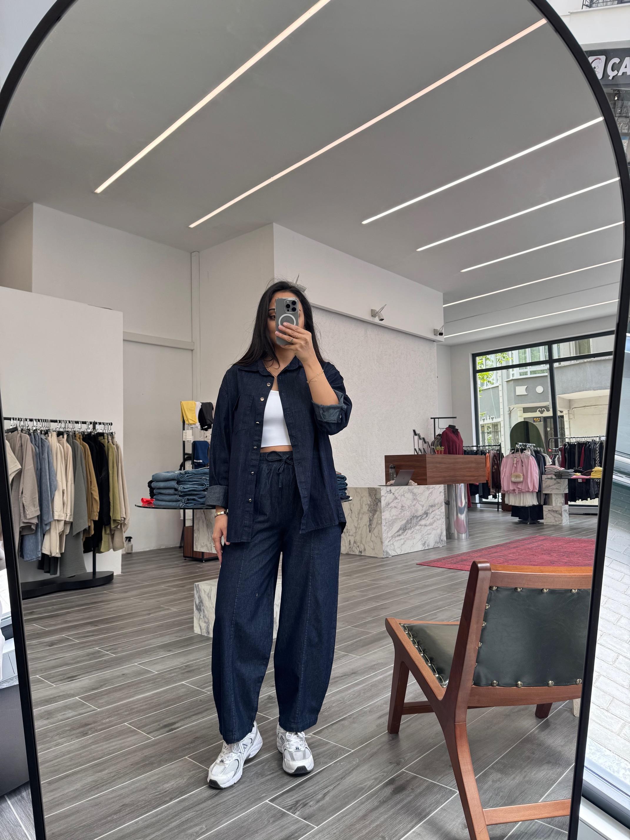 Denim Rahat Kesim Trend Takım