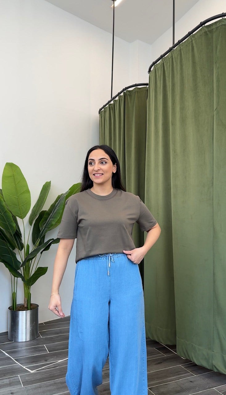 Dilvin Dekoratif Yaka Haki Basic