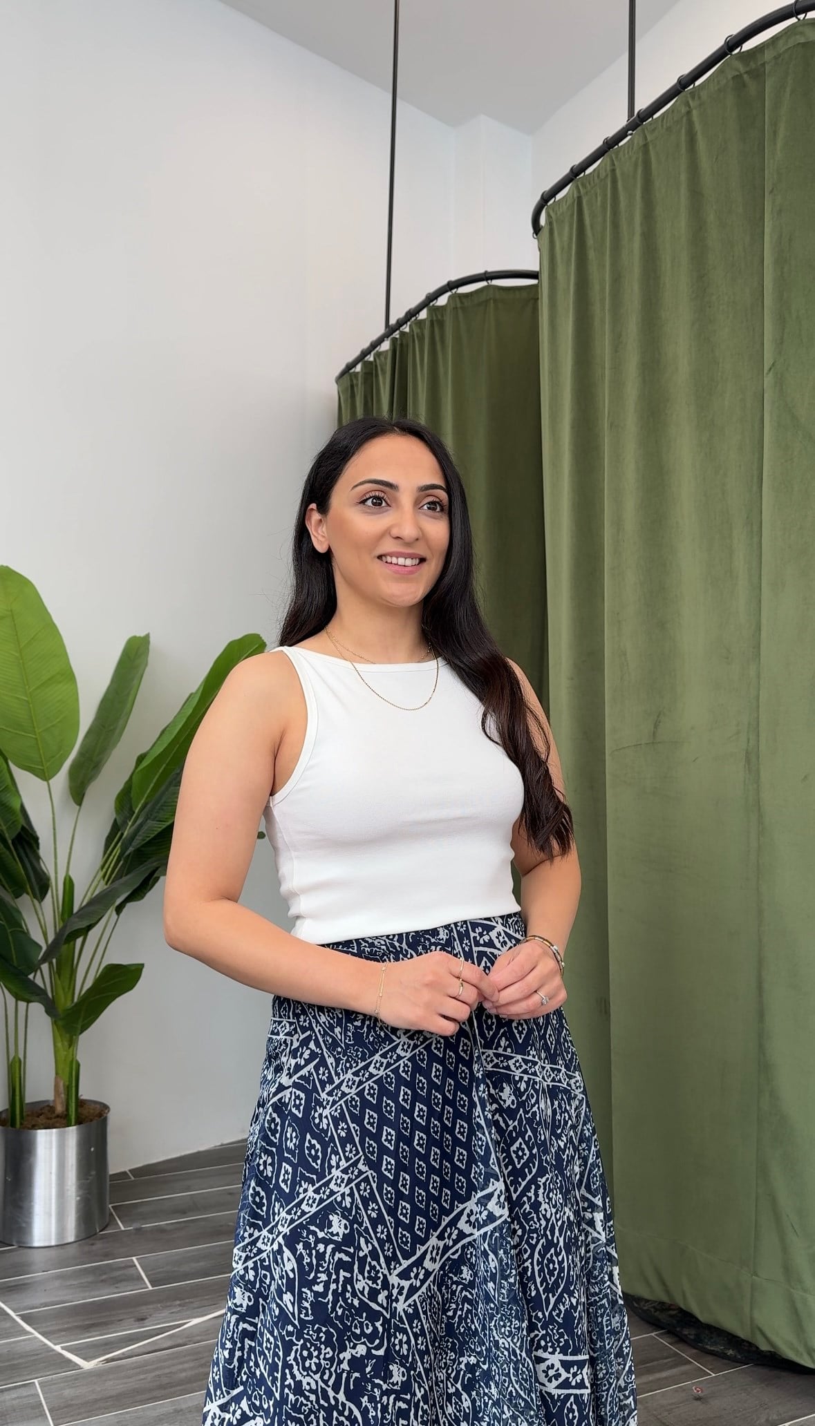 Dilvin Ekru Halter Yaka Pamuklu Basic
