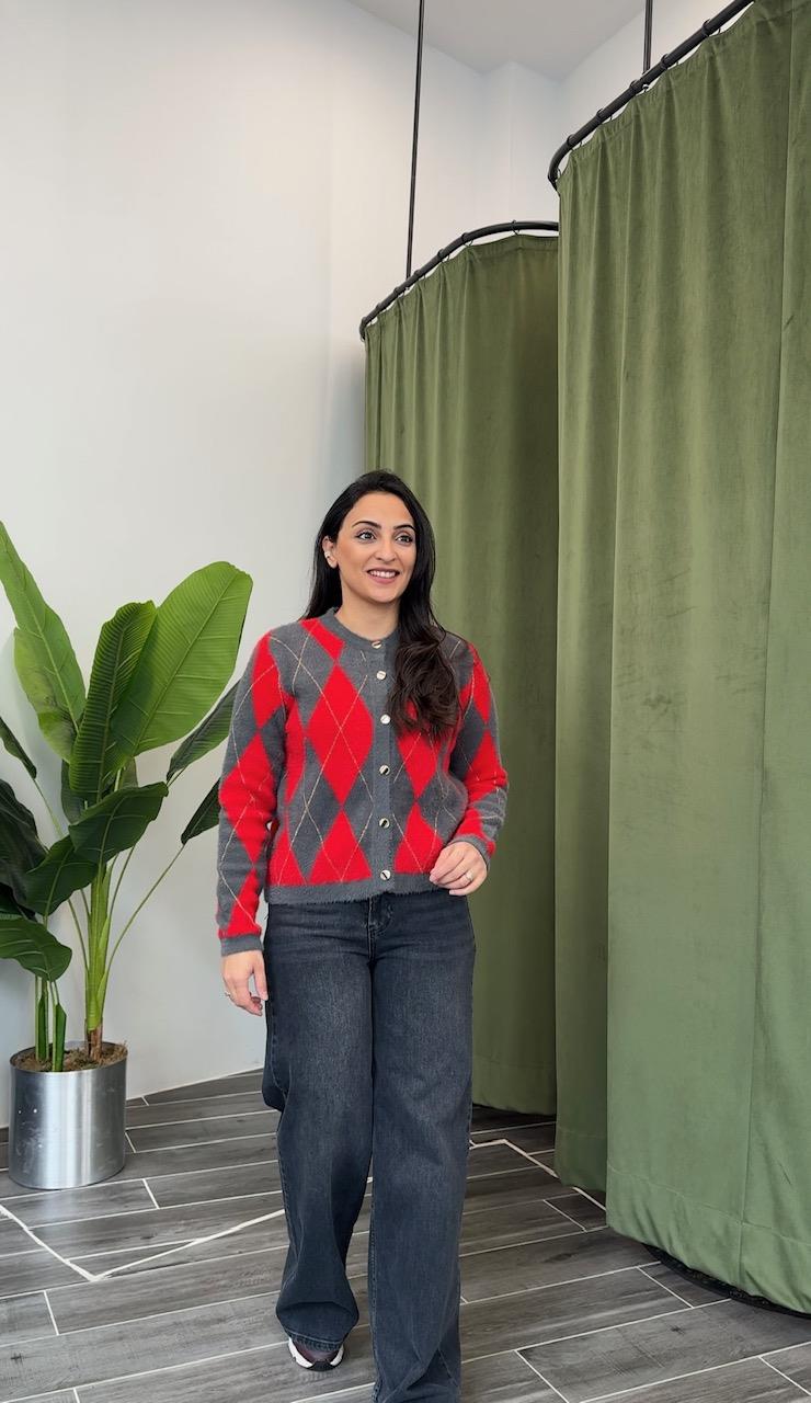 Karol Füme Taşlama Wideleg Jean