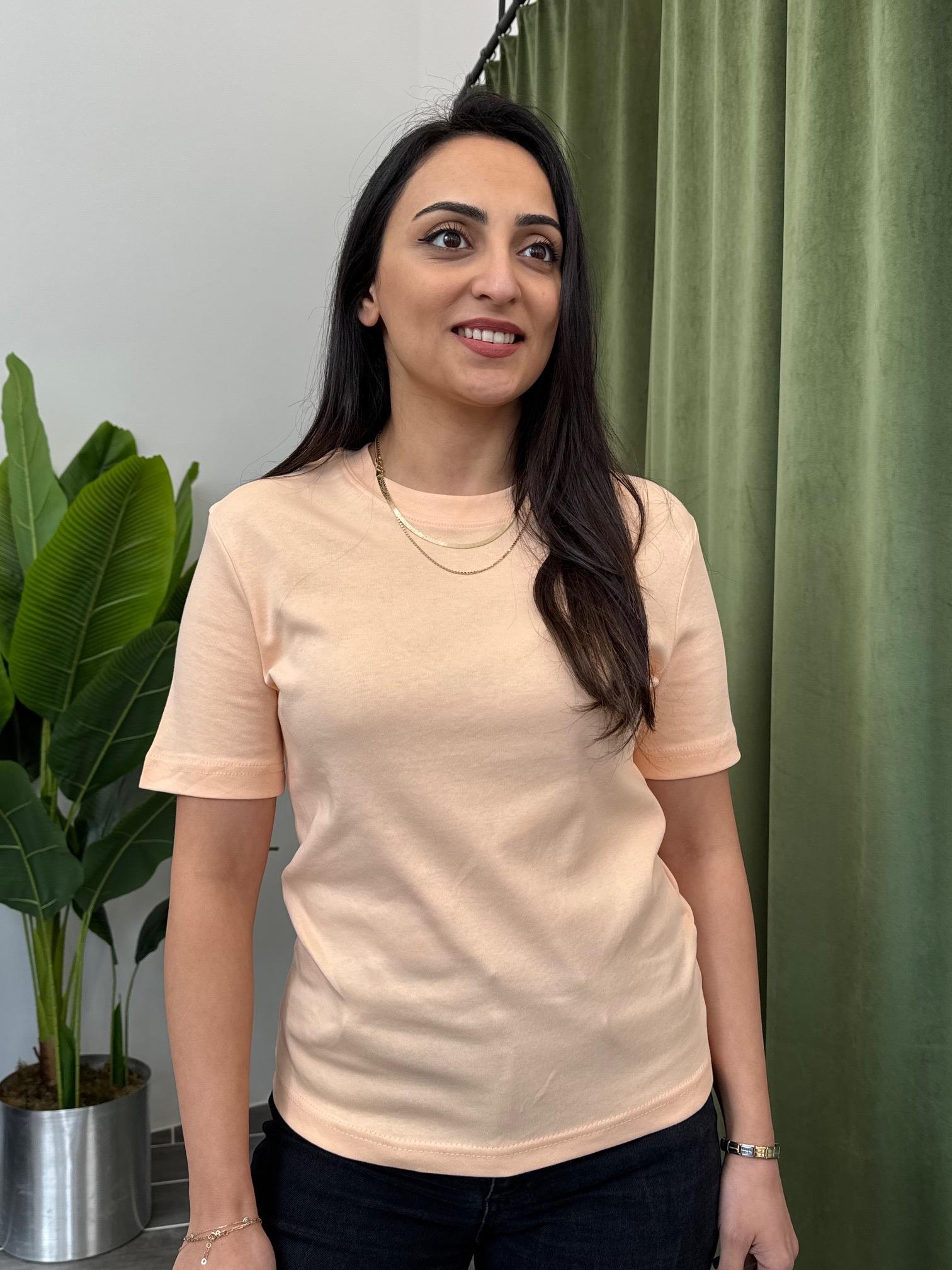 Massi Yavruağzı Bisiklet Yaka Basic Tişört