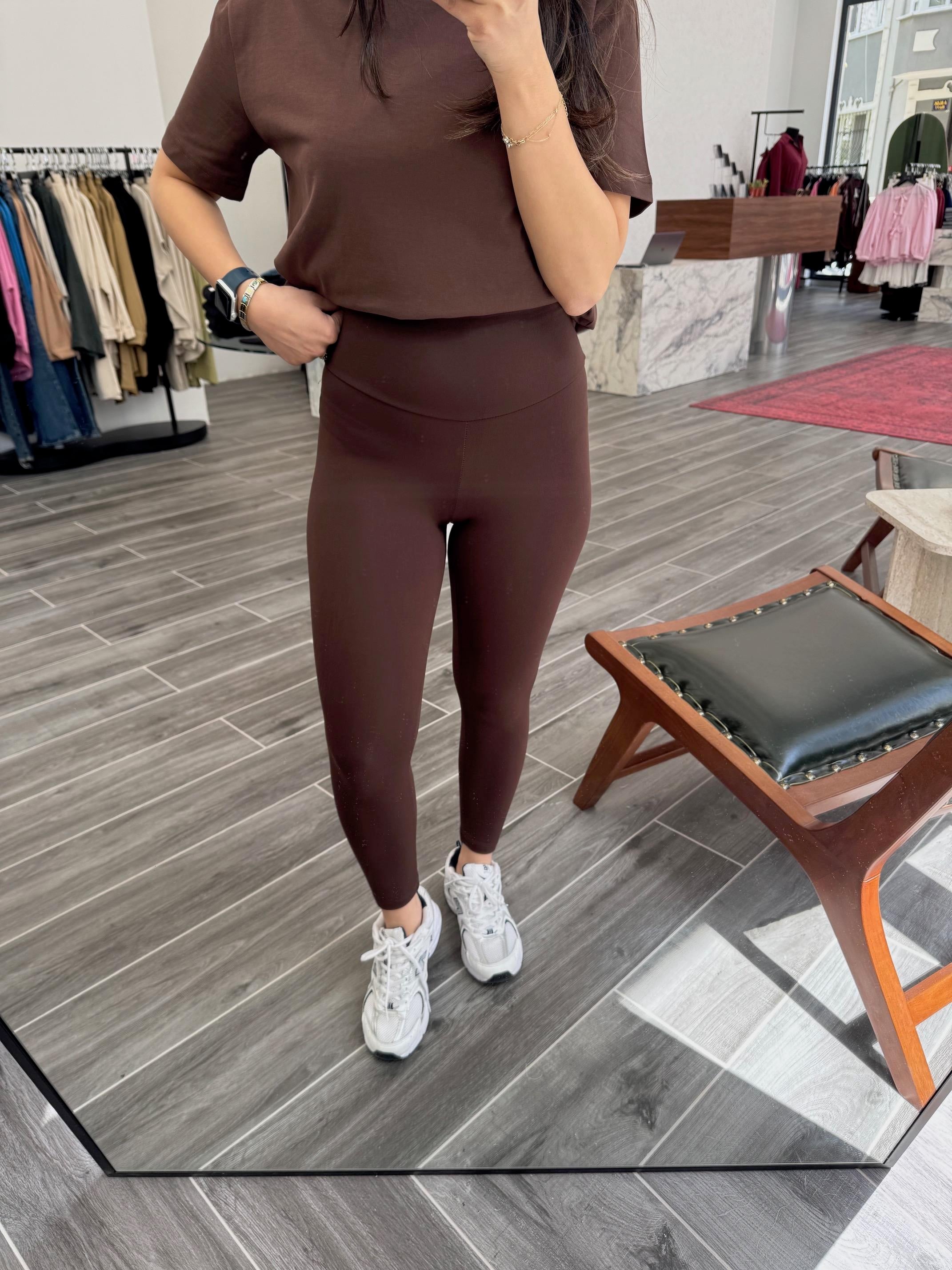 Oysh Kahverengi Toparlayıcı Tayt