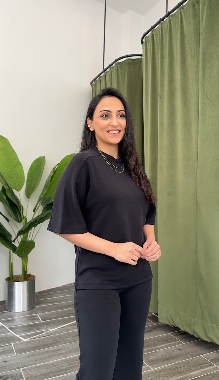 Oysho Siyah Modal Tişört