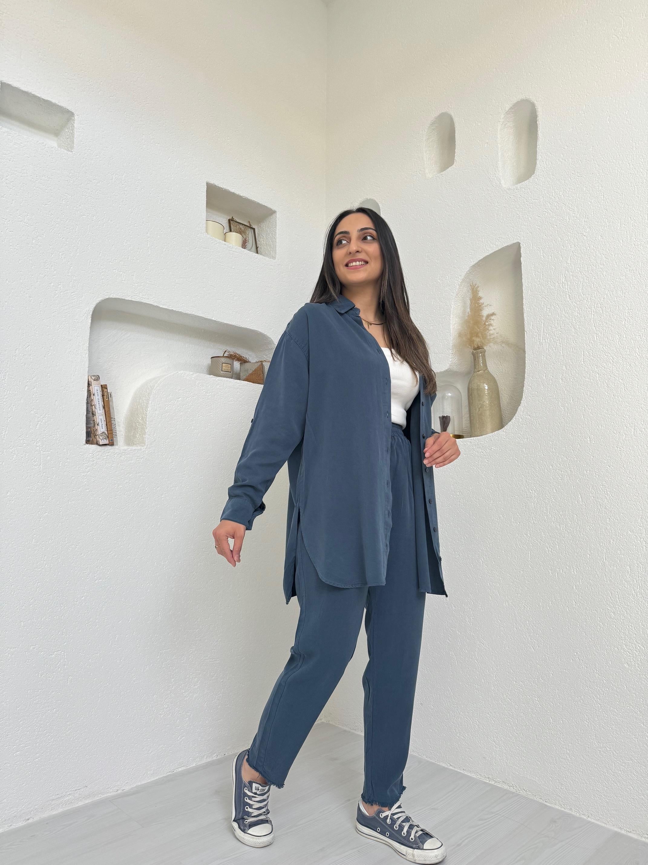 Petra Mavi Tensel Premium Takım