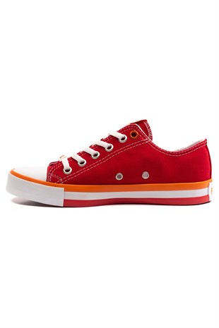 211935 Kırmızı Turuncu Beyaz Kırmızı Unisex Sneakers