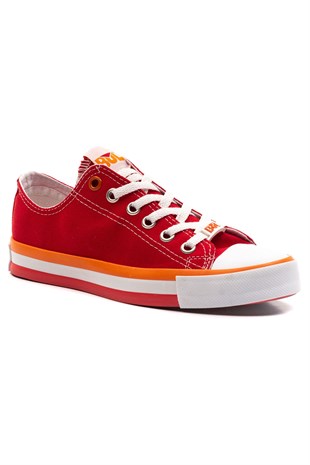 211935 Kırmızı Turuncu Beyaz Kırmızı Unisex Sneakers