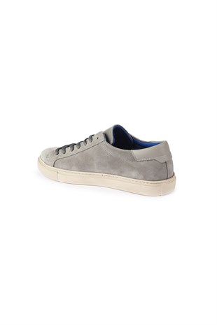 220081 Gri Süet Erkek Sneakers