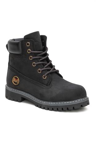 240601 Siyah Nubuk Unisex Bot