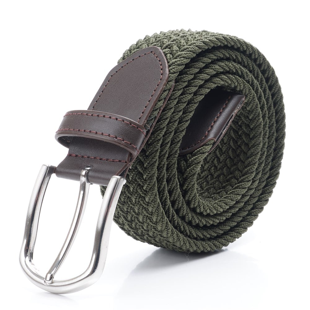 Haki Elastik Örgü Kemer