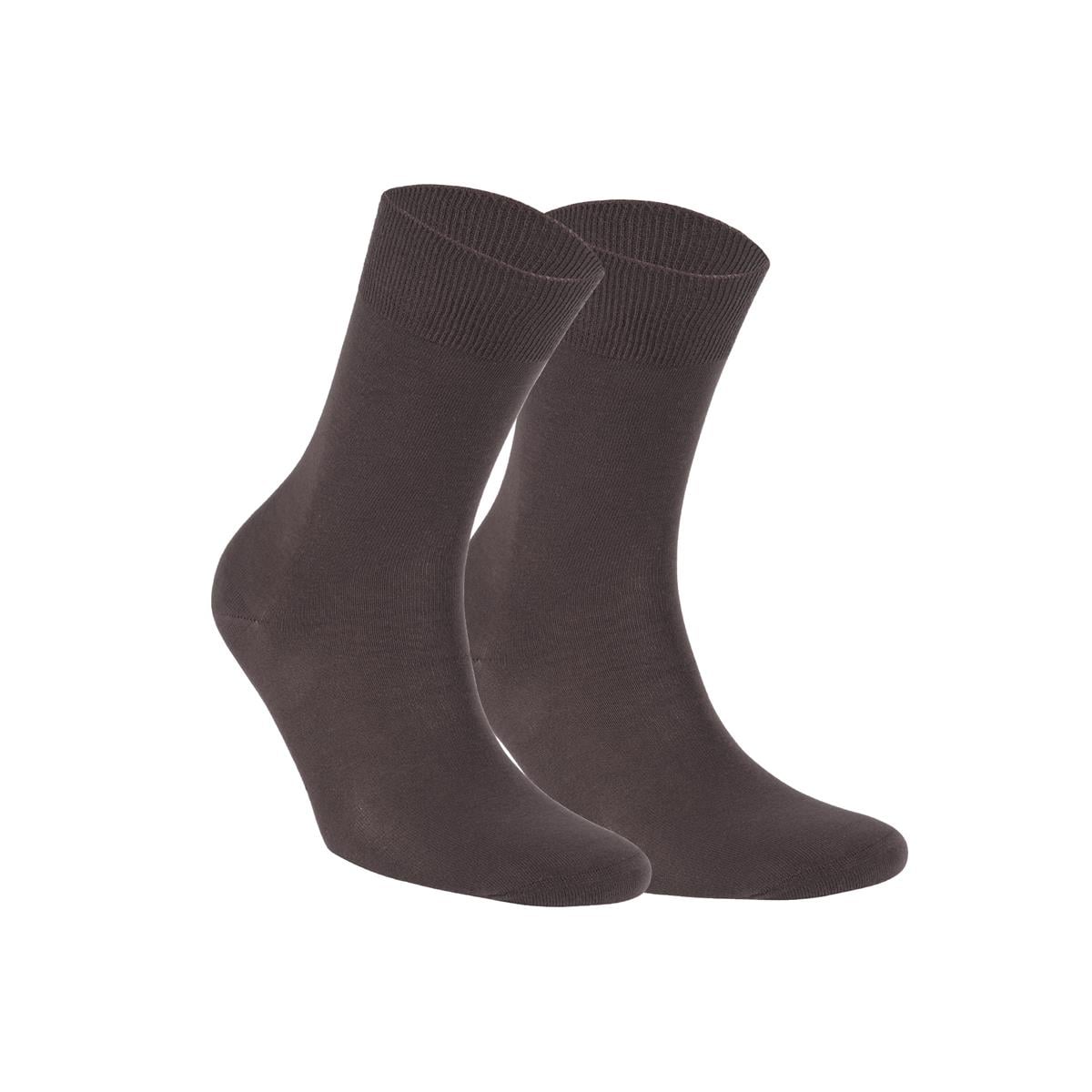 Kahverengi Bambu Çorap - 2 Çift