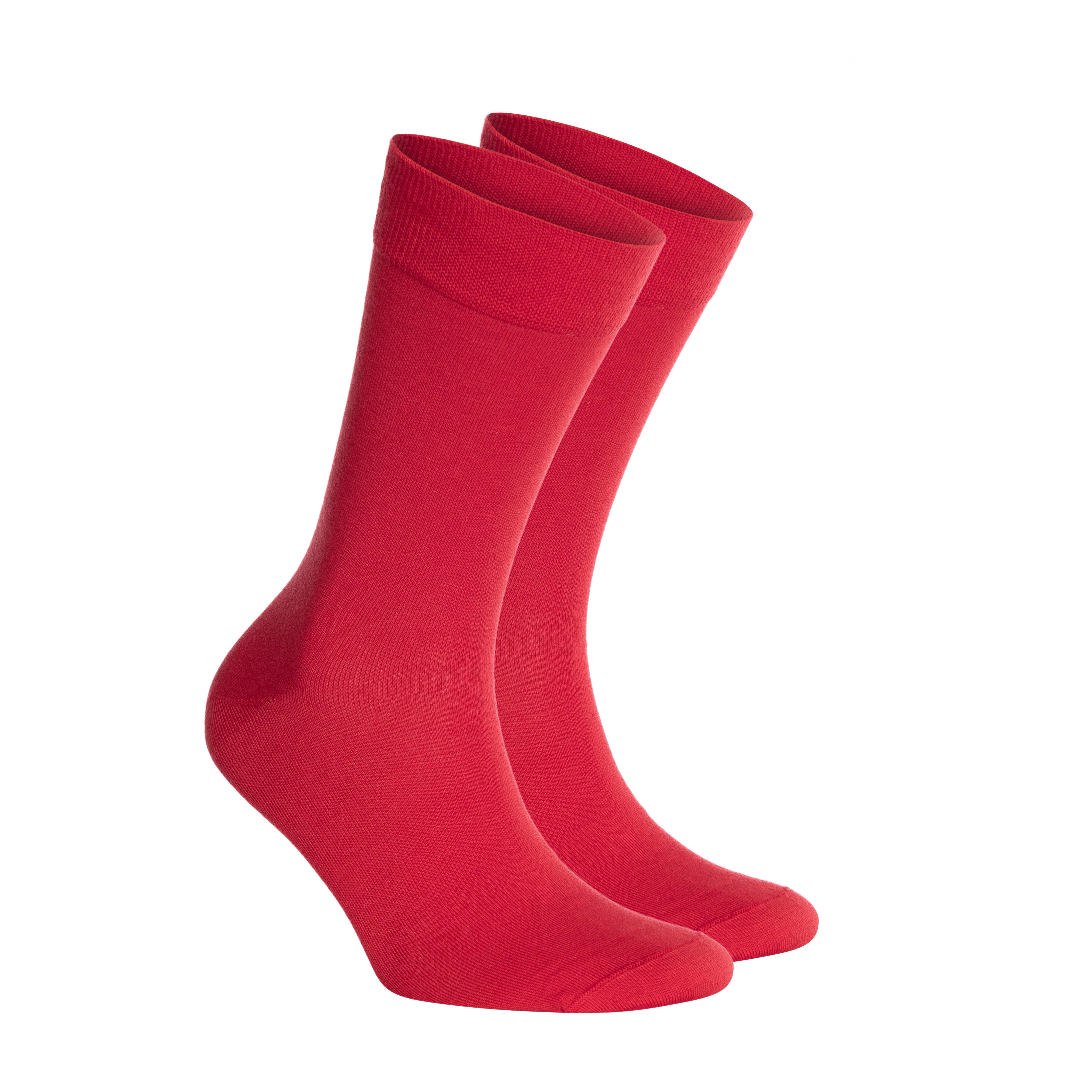 Kırmızı Bambu Çorap - 2 Çift