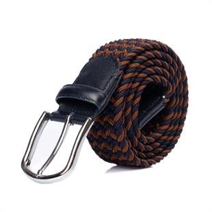 Desenli Elastik Örgü Kemer