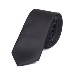 Siyah Kravat 6 cm