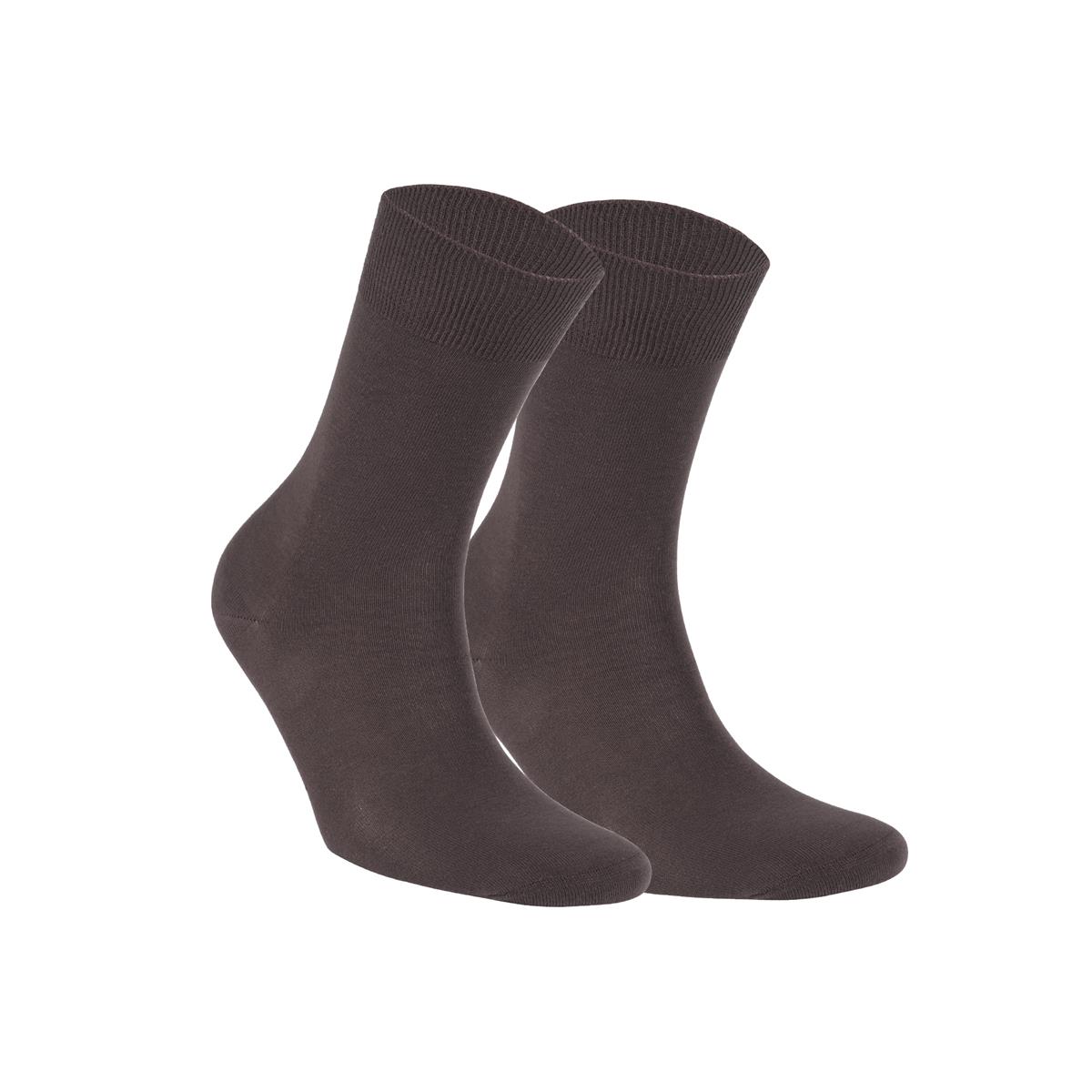 Kahverengi Bambu Çorap - 2 Çift