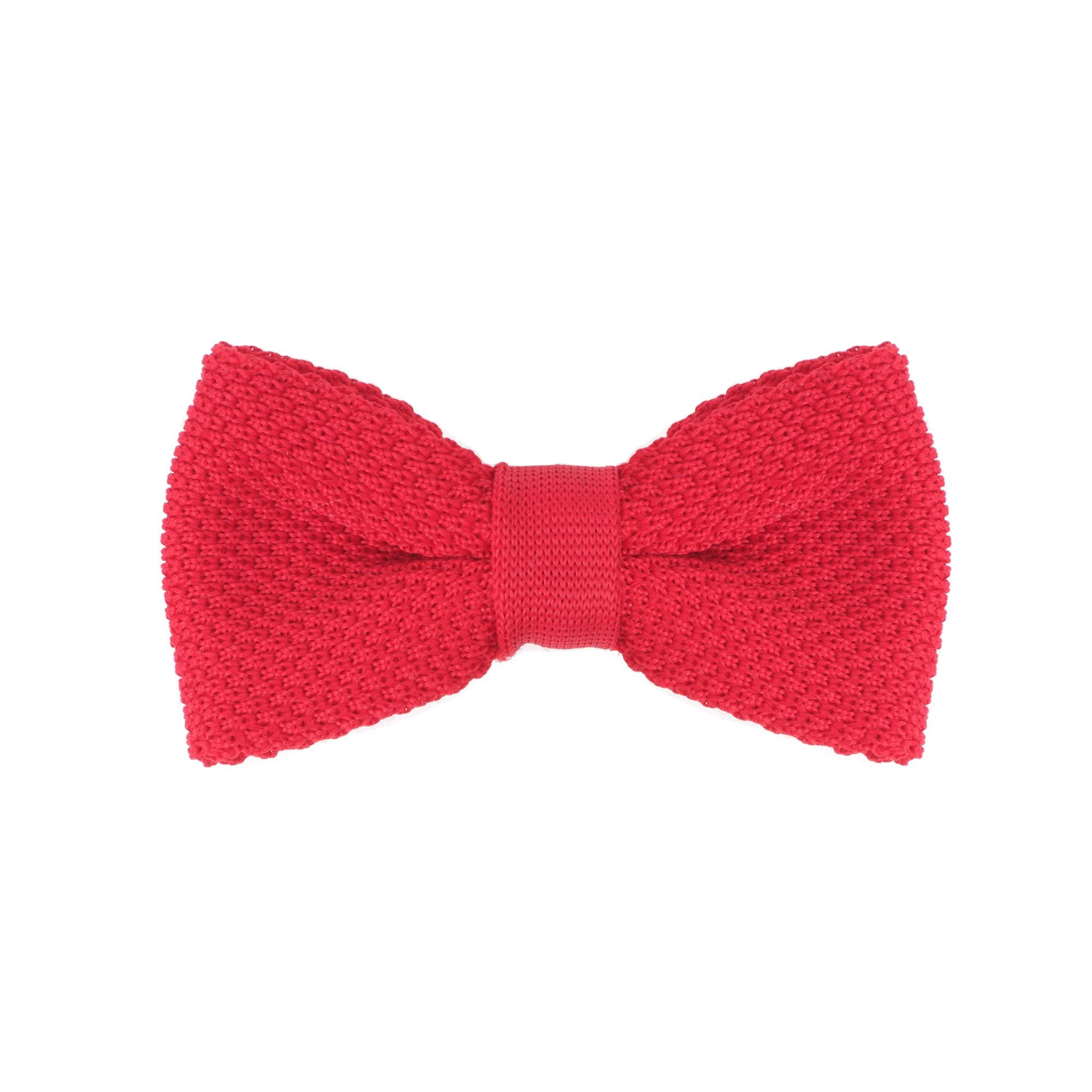 Kırmızı Örgü Papyon