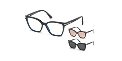 TOM FORD FT5641-B 001 53-15-140 Klipsli Güneş Gözlüğü