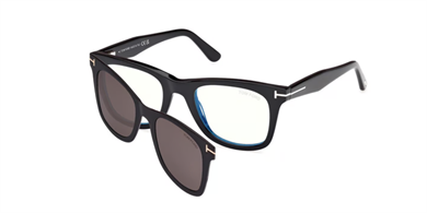 TOM FORD FT5970-B 001 50-21-145 BLUE FİLTRELİ Klipsli Güneş Gözlüğü