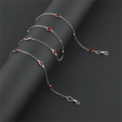 WORSY WGA DIAMOND 006 GÜMÜŞ GÖZLÜK ZİNCİRİ Gözlük Aksesuarı