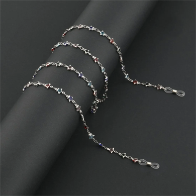WORSY WGA DIAMOND 018 GÜMÜŞ GÖZLÜK ZİNCİRİ Gözlük Aksesuarı