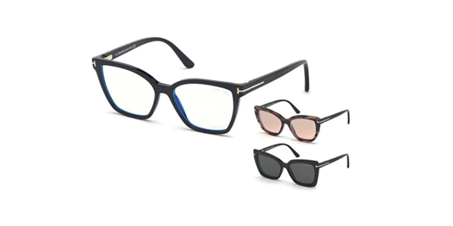 TOM FORD FT5641-B 001 53-15-140 Klipsli Güneş Gözlüğü