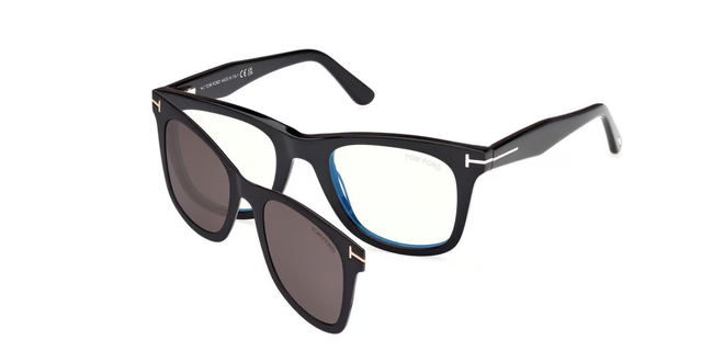 TOM FORD FT5970-B 001 50-21-145 BLUE FİLTRELİ Klipsli Güneş Gözlüğü