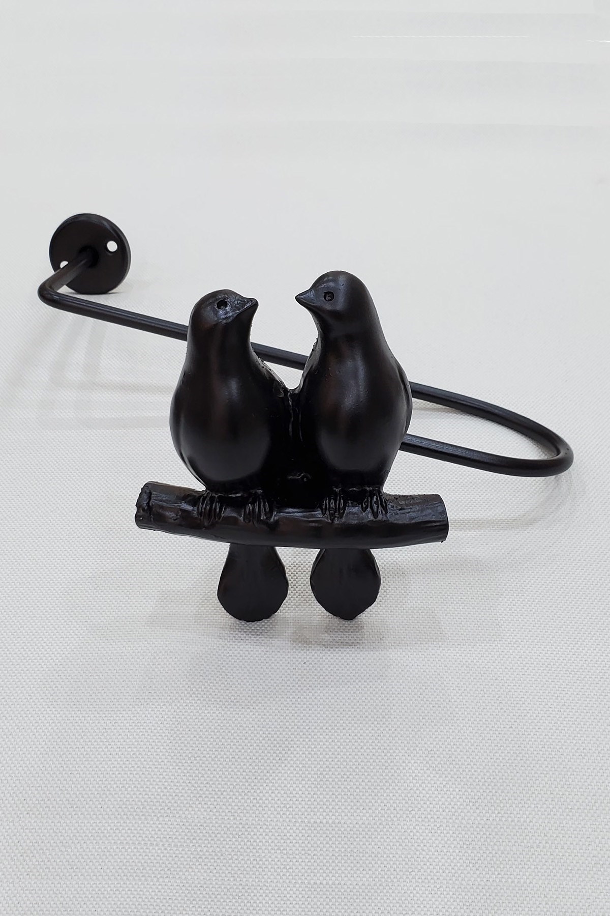 2 li Kuş Renso Mat Siyah Renk Takım