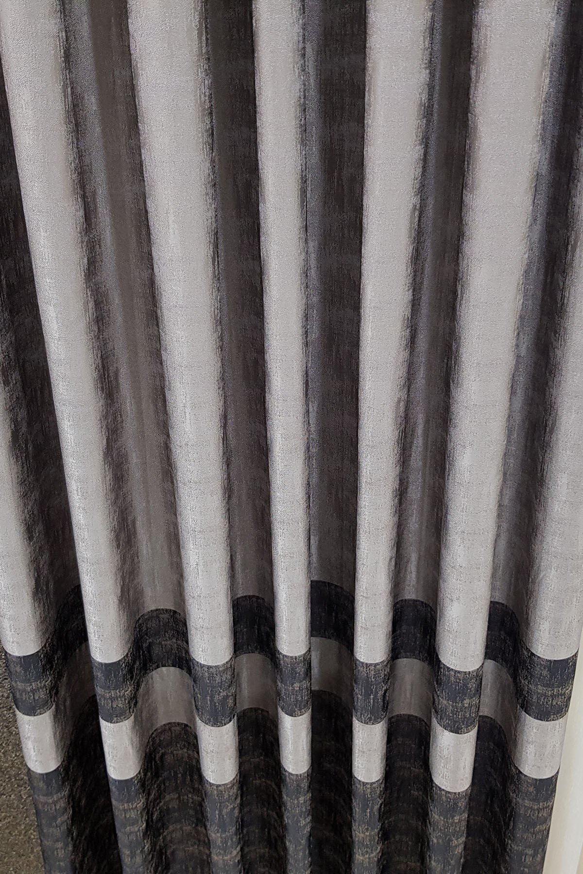 Cotton Fon Perde Gri