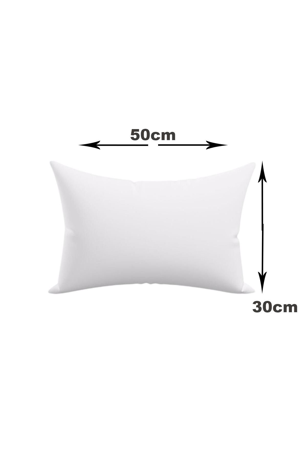 Dolgulu Dikdörtgen Kırlent İç Yastık 50x30cm