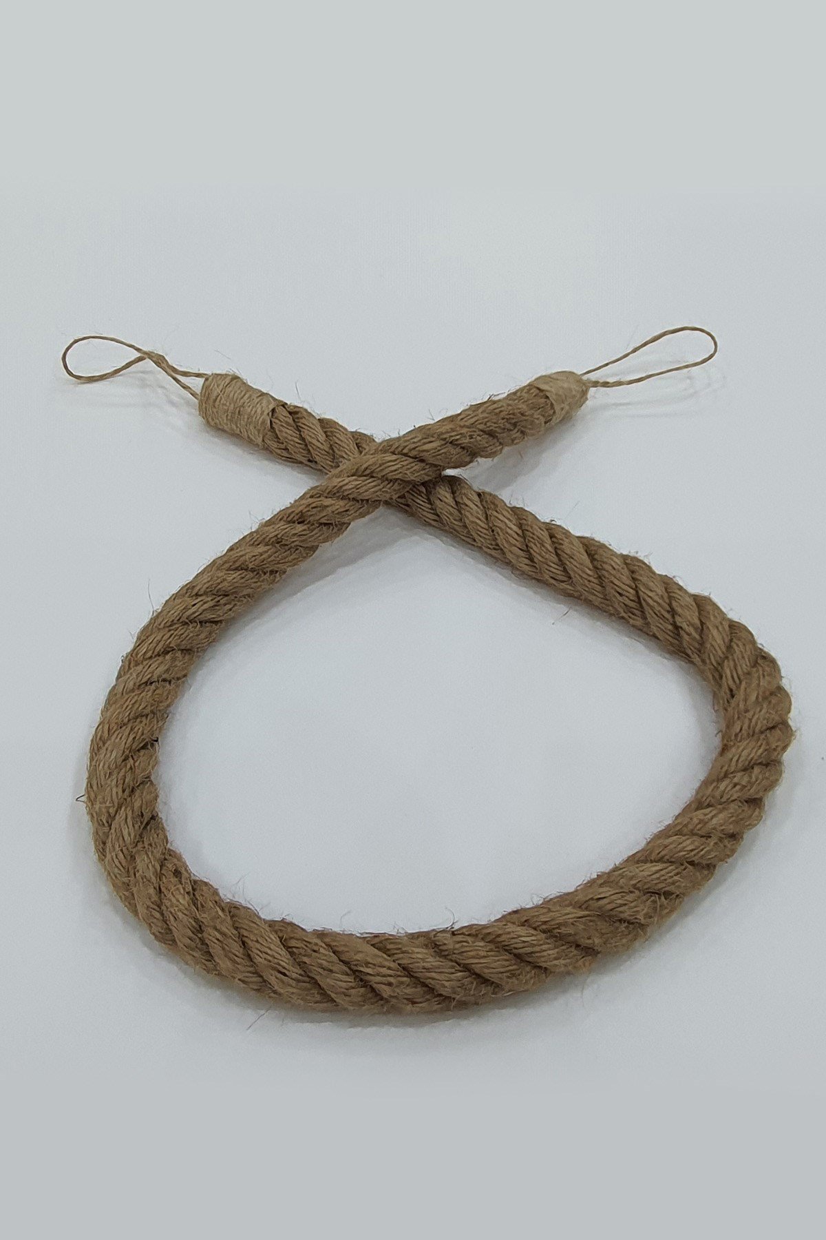 Doğal Hasır Keten Halat Braçol – Şık Perde Toplama Aksesuarı