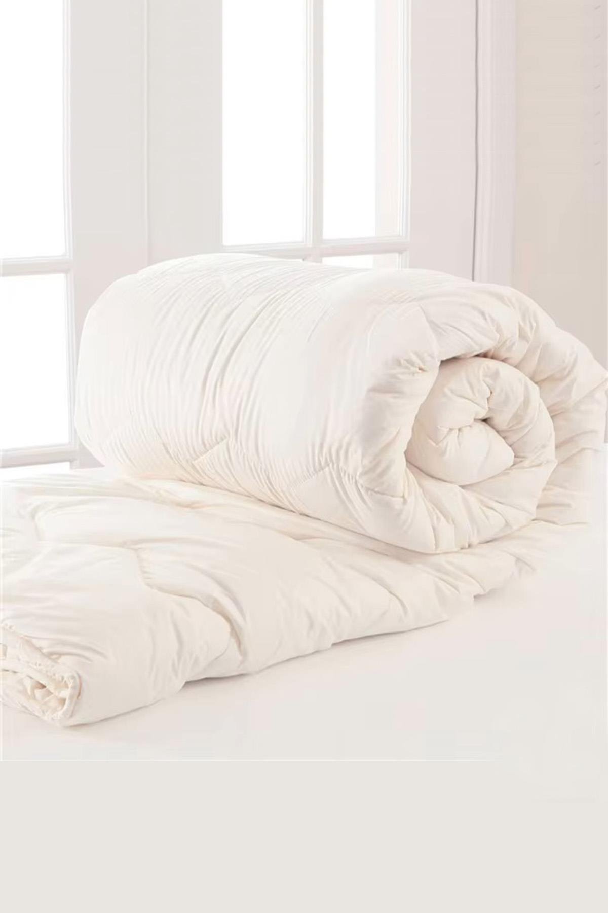 Ranforce Çift Kişilik Yorgan Krem Renk 195x215 cm