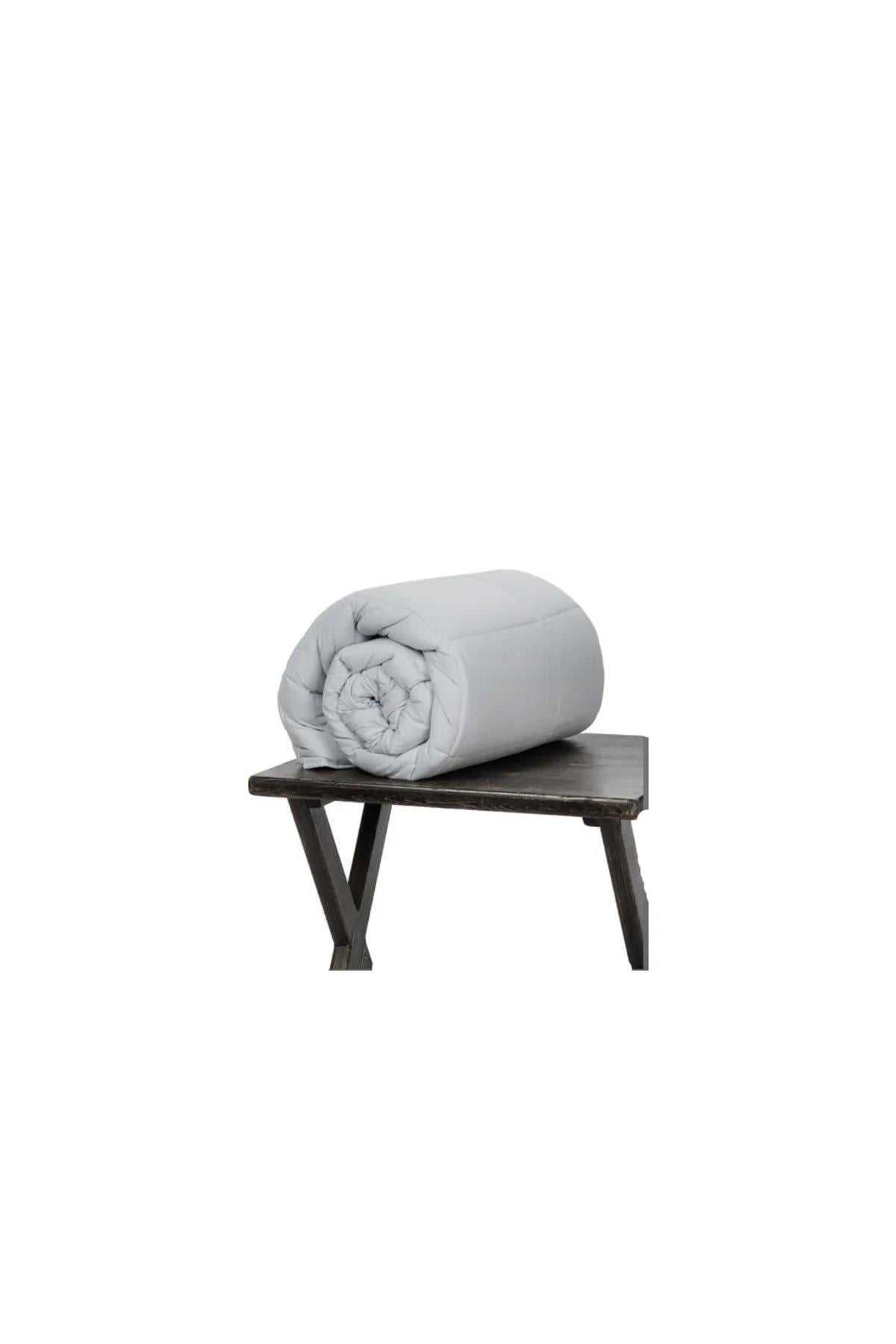 Ranforce Tek Kişilik Yorgan Gri Renk 155x215 cm