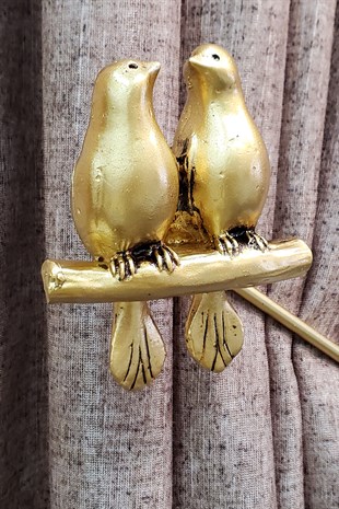 2 li Kuş Renso Gold Eskitme Takım