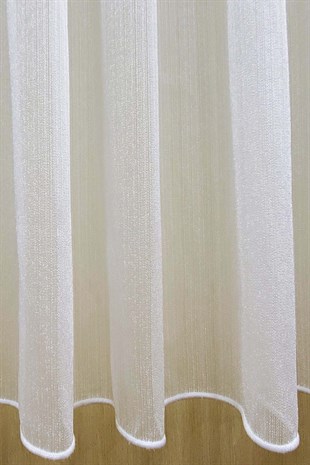 İnce Çizgili Sade Tül