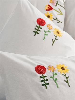 Brode Ranforce Çift Kişilik Nevresim Takımı Mina Pembe