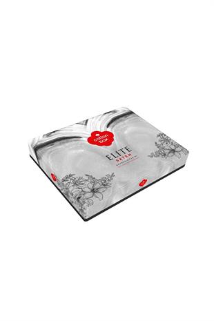 Elite Saten Çift Kişilik Nevresim Takımı Stilla Mavi