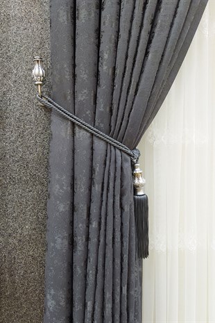 Everest Fon Perde Antrasit Gri