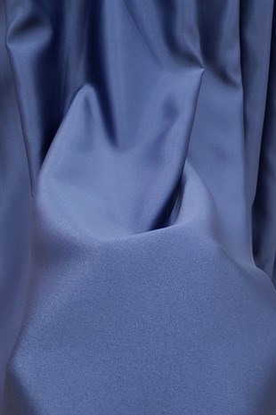 Mat Saten Lacivert Fon Perde