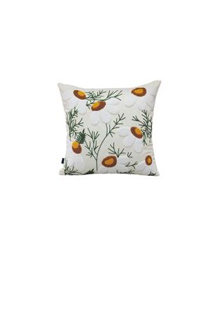 Punch Keten Dekoratif Kırlent Kılıfı 43cmX43cm 1 Adet K019