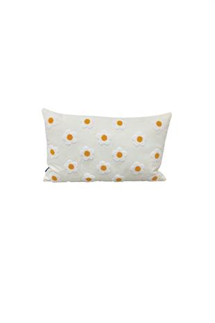 Punch Keten Dekoratif Kırlent Kılıfı 50cmX30cm 1 Adet K032