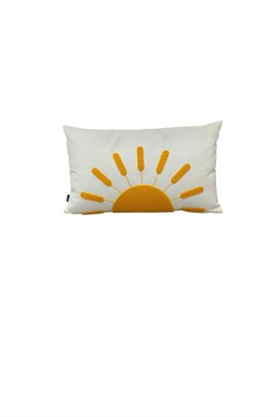 Punch Keten Dekoratif Kırlent Kılıfı 50cmX30cm 1 Adet K031